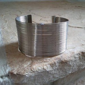 Steel cuff wire Bracelet- NWOT